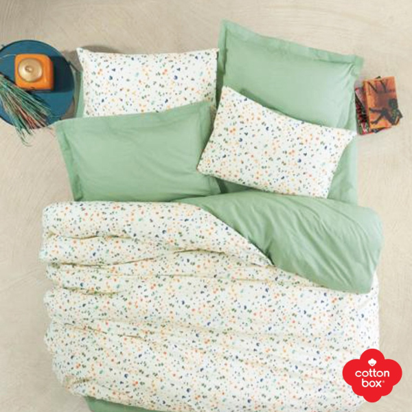 Set lenjerie pat dublu, bumbac 100%